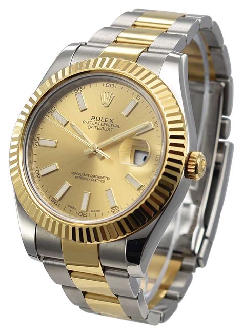 rolex datejust gold vintage|pre owned rolex datejust 41.